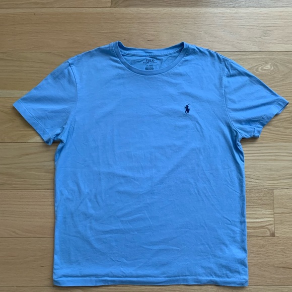 Ralph Lauren Polo T-shirt size Medium Carson Blue Color - Picture 1 of 5
